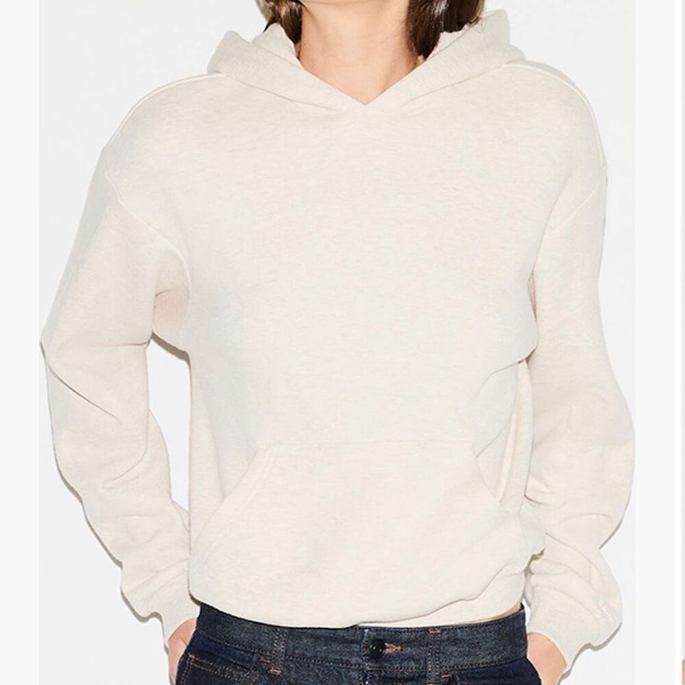 Skims Cotton Fleece Blend Classic Hoodie L